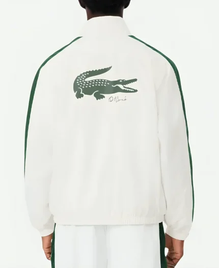 Wimbledon 2025 Novak Djokovic 26 Lacoste White Jacket
