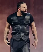Wireless Festival 2025 Drake Black Vest For Men