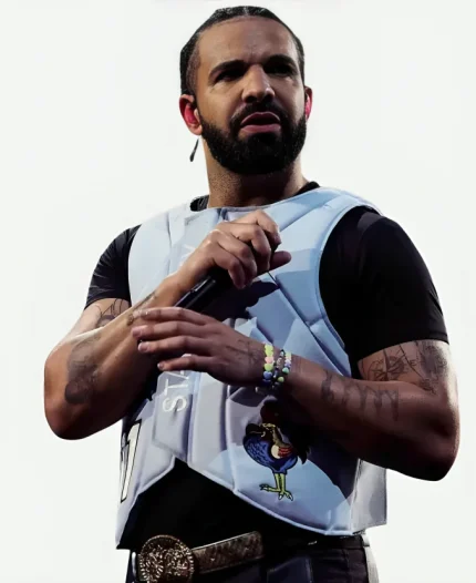 Wireless Festival 2025 Drake Stay Cocky Blue Vest