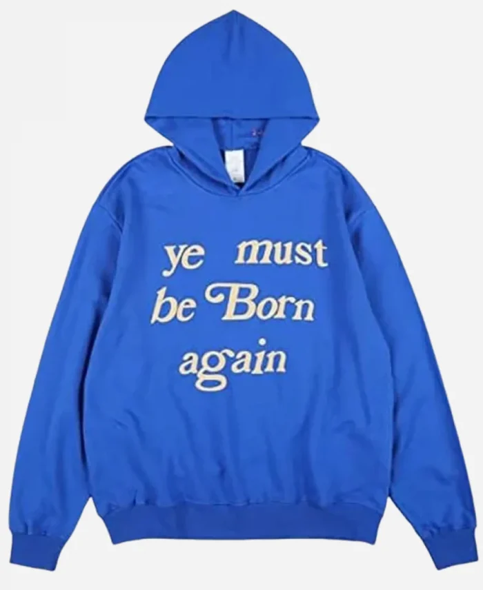 Ye Must Be Born Again Blue Hoodie