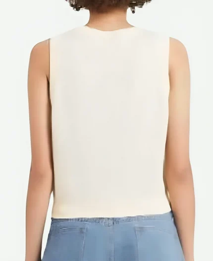 Yerin Ha The Survivors S01 Blue Swirl Print Tank Top