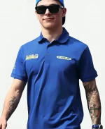 2025 FIA Formula E World Championship Zane Maloney Blue Polo Shirt