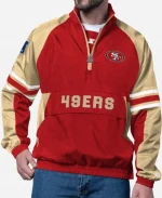 49ers Starter Prospect Half-Zip Jacket