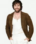 Aaron Taylor-Johnson 28 Years Later Brown Blazer