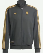Adidas MUFC Track Grey Jacket For Unisex