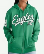 Aeropostale Eagles Script Full-Zip Hoodie