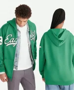 Aeropostale Philadelphia Eagles Script Green Full-Zip Hoodie