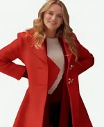Alana Higman A Chiefs Love Story Red Coat