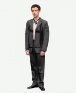 Alex Lawther Alien Earth 2025 Grey Suit