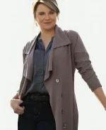Alexa Crowe My Life Is Murder Grey Trench Coat