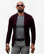 Andrew Top G Cobra Tate Maroon Blazer For Sale
