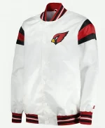 Arizona Cardinals Varsity White Jacket