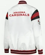 Arizona Cardinals White Varsity Jacket