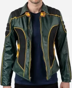 Juliana Harkavy TV Series Arrow Dinah Drake Black Leather Jacket