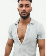 Bachelor In Paradise S10 Hakeem Moulton Knit Shirt