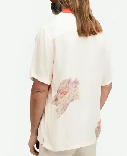 Bachelor In Paradise S10 Justin Glaze Floral Camp Shirt For Sale