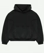 Berlinc Essential Monochrome Black Pullover Hoodie