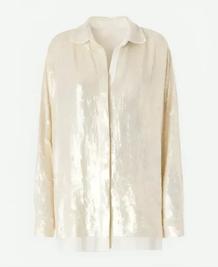 Beyond The Gates Tamara Tunie Sequin Shirt