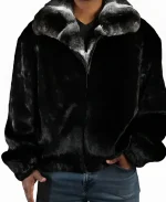 Black Real Mink Shearling Jacket