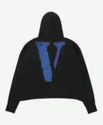 Black Vlone Pullover Hoodie For Sale