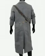 Bloodborne Game Hunter Costume Grey Trench Coat