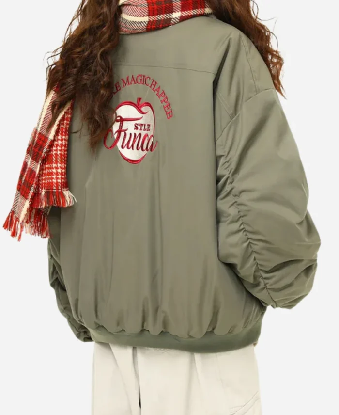 Boa Lapel Casual Padded Oversized Jacket