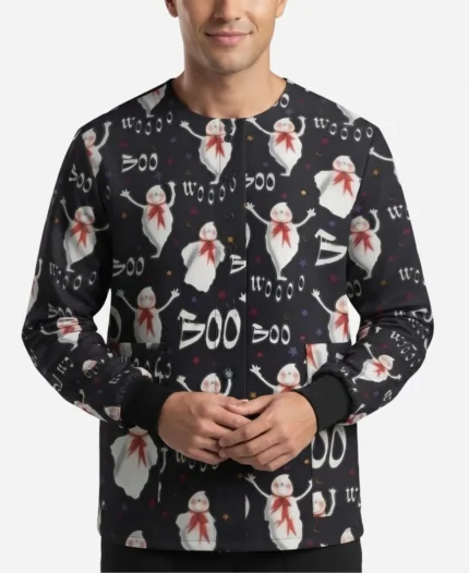 Boo Wooo Scrub Jacket