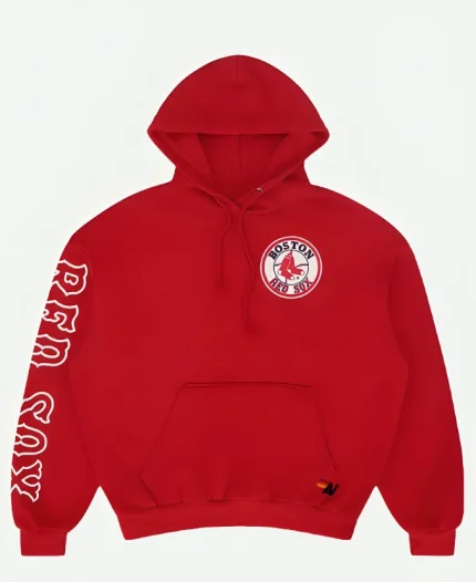 Boston Red Sox Aviator Nation x MLB Red Pullover Hoodie For Sale
