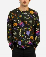 Bubble into the Trouble Halloween Scrub Jacket