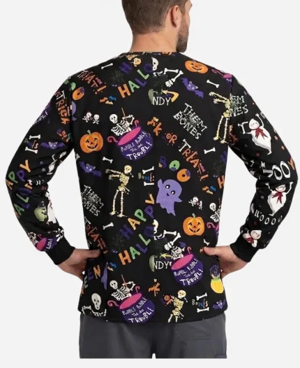 Bubble into the Trouble Scrub Jacket For Halloween