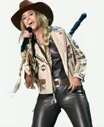CMT Music Awards Lainey Wilson 2024 Fringed Jacket For Women