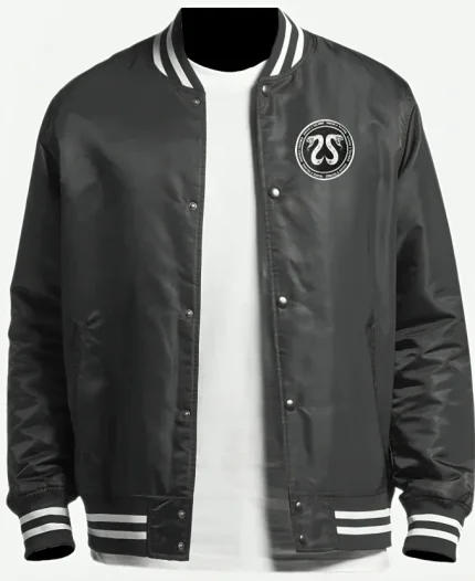 CRSSD House x Techno Grey Bomber Jacket