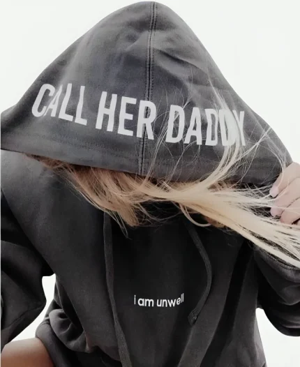 Call Her Daddy Grey Pullover Hoodie