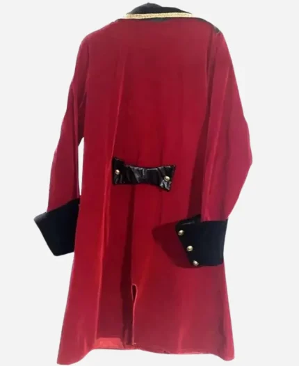 Captain Jack Sparrow Pirates Red Halloween Costume Coat