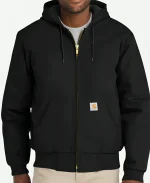 Carhartt Active Black Cotton Jacket