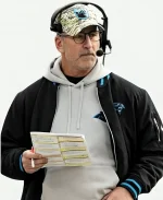 Carolina Panthers Black Bomber Jacket