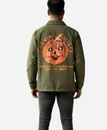 Carving Society Halloween Pumpkin Retro Cotton Jacket