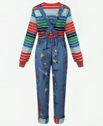 Chucky Child’s Play Doll Corduroy Blue Romper For Sale