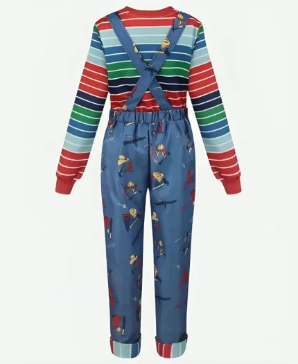 Chucky Child’s Play Doll Corduroy Blue Romper For Sale