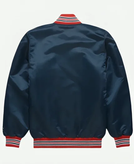 Classic Boston Red Sox Full-Snap Varsity Satin Jacket