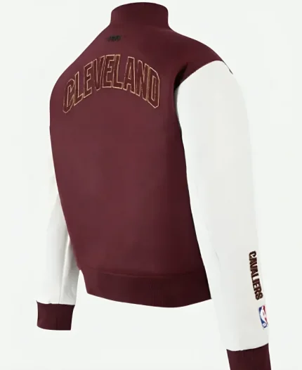 Cleveland Cavaliers 2025 Maroon Wool Varsity Jacket