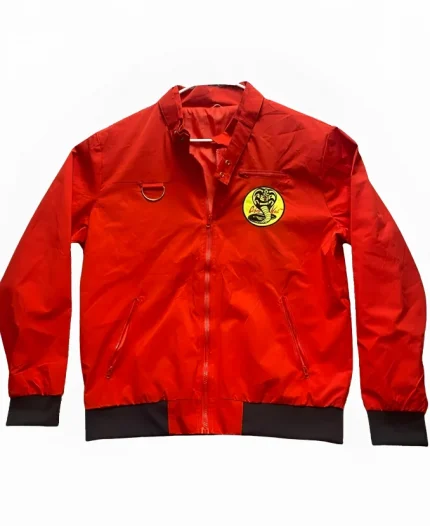 Cobra Kai Red Polyester Bomber Jacket