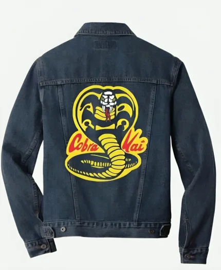 Cobra Kai Snake Logo Denim Jacket