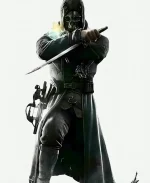 Corvo Attano Dishonored Leather Trench Coat