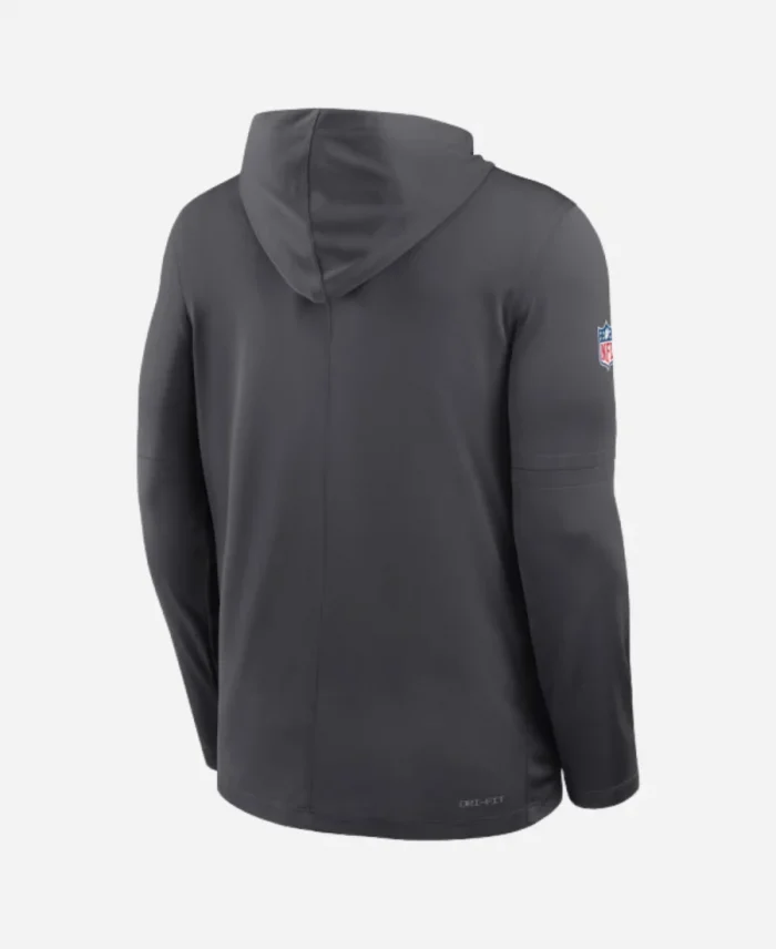 Cowboys Sideline Performance Long Sleeve Hoodie T-Shirt For Sale