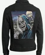 Creepshow Printed Halloween Black Trucker Denim Jacket