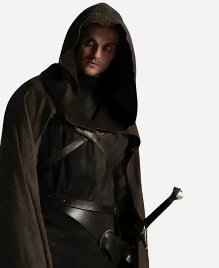 Daniel Sharman Tv Series Cursed The Wheeping Monk Hooded Woolen Coat