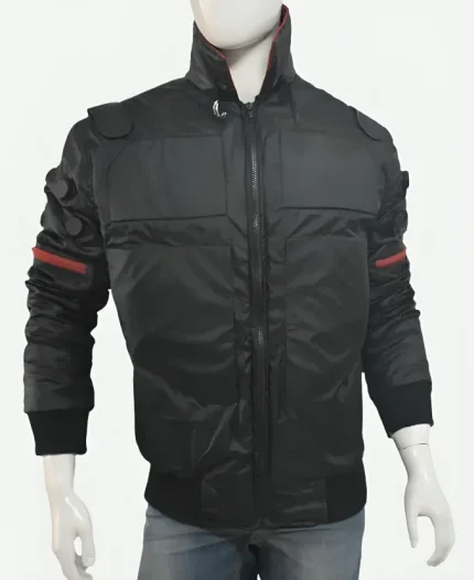 Cyberpunk 2077 Jackie Welles Black Parachute Jacket