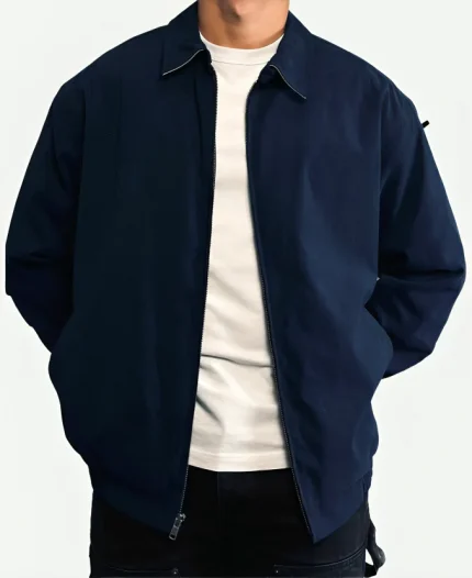 Daniel Dale Your Friends & Neighbors Jake Weston Blue Cotton Jacket