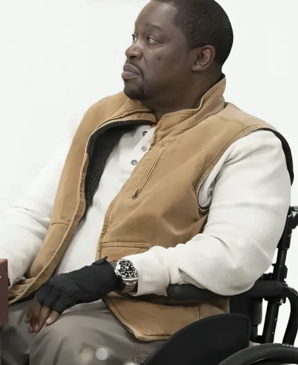 Daryl Chill Mitchell Shifting Gears Season 01 Daryl Mitchell Brown Cotton Vest